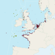 Illustration for article titled A map of all the dumped munitions from World Wars I and II off the coast of Europe
